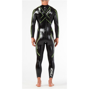 2xu Propel Pro Triathlon Wetsuit Preto / Neon Verde Gecko Mw5124c
